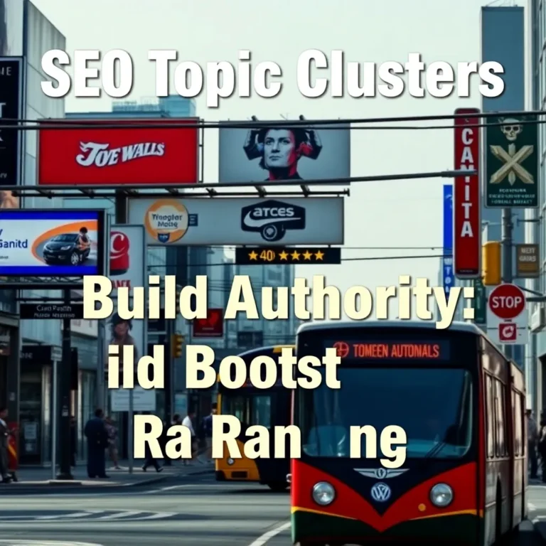 SEO Topic Clusters: Build Authority, Boost Rankings