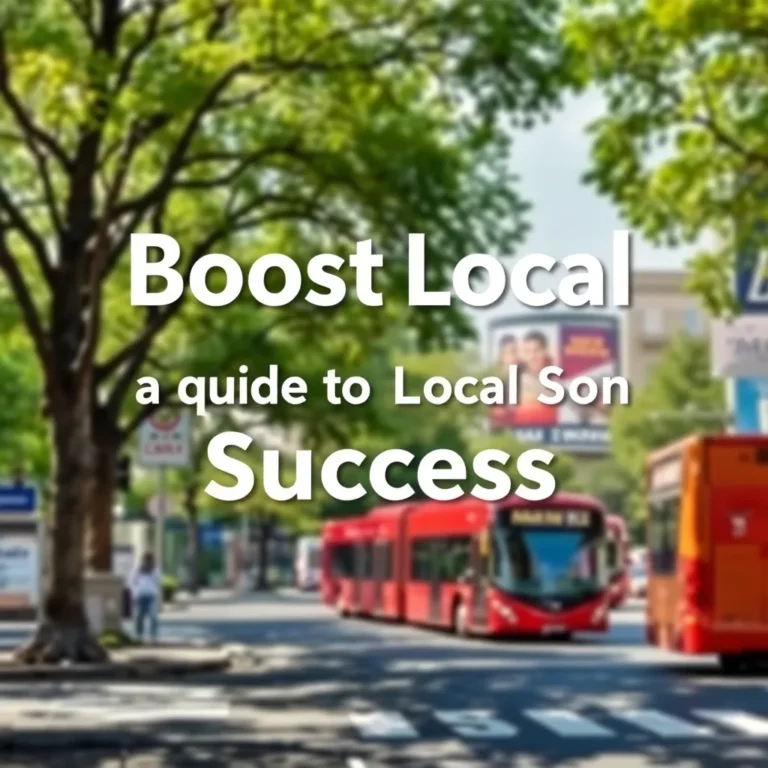 Boost Local Visibility: A Guide to Local SEO Success