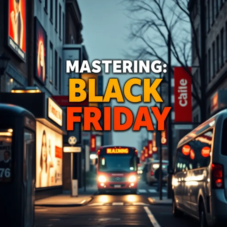 Mastering Black Friday: Boost Sales & Stand Out