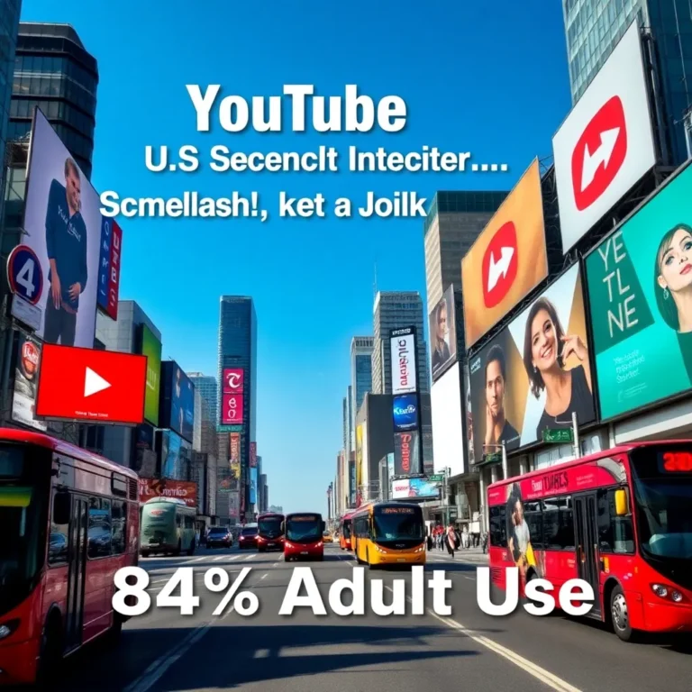 Pew Study: YouTube Dominates US Social Media with 84% Adult Use