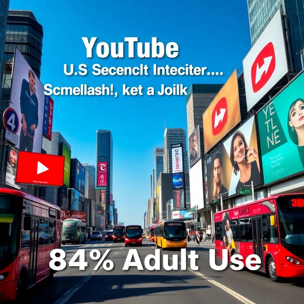 Pew Study: YouTube Dominates US Social Media with 84% Adult Use
