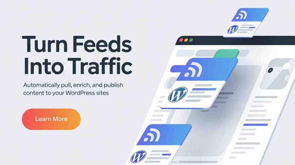 AI Content Aggregator - WordPress plugin - banner