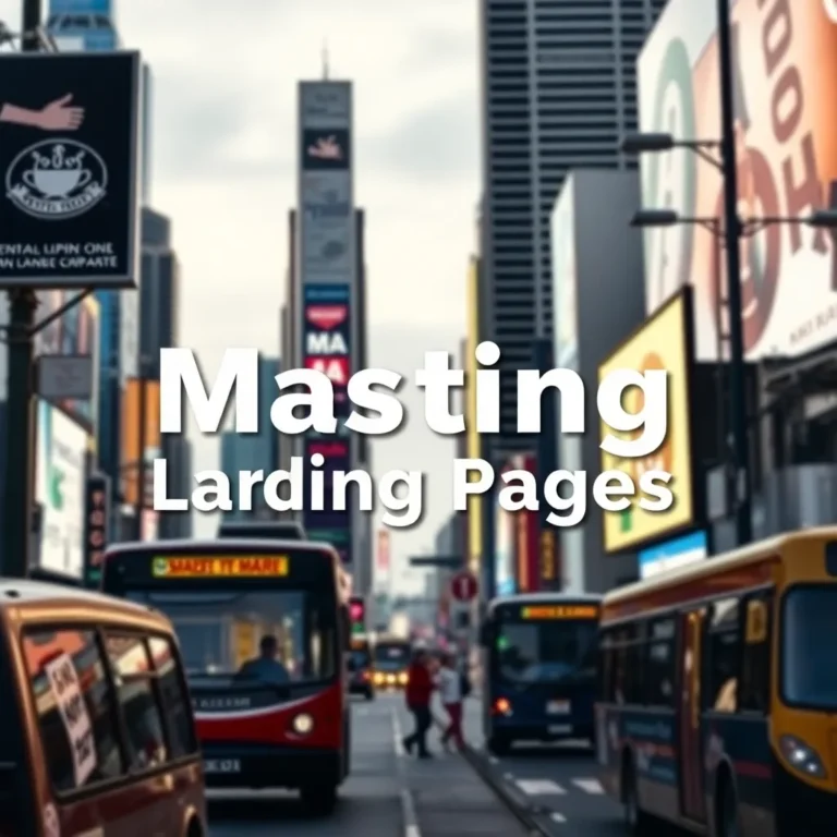Mastering Landing Pages: Design, Benefits, & Conversion Tips