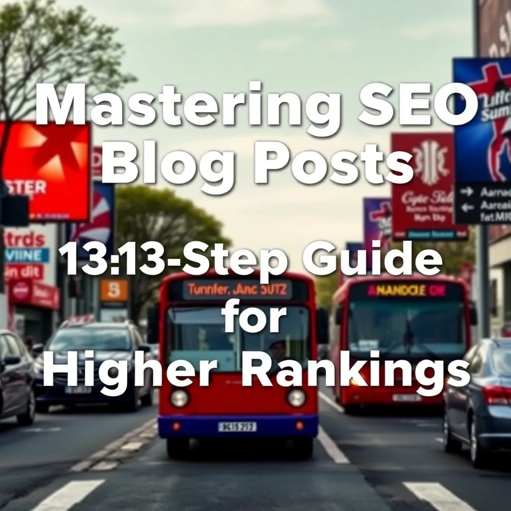 Mastering SEO Blog Posts: A 13-Step Guide to Higher Rankings