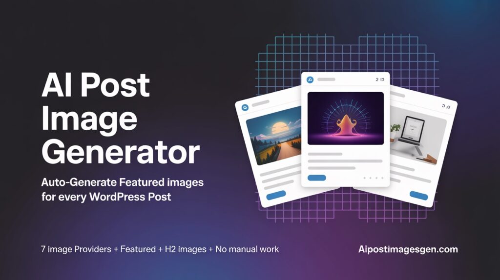AI Featured Image Generator for WordPress No Stock Photos