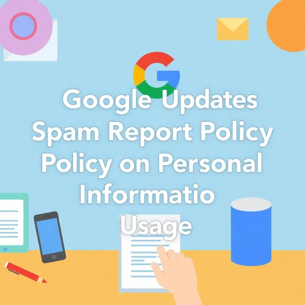 GOOGLE UPDATES SPAM REPORT POLICY ON PERSONAL INFORMATION USAGE
