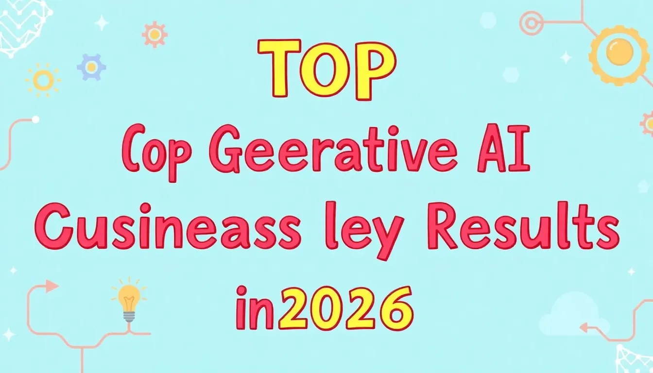 TOP GENERATIVE AI COMPANIES DRIVING BUSINESS RESULTS IN 2026