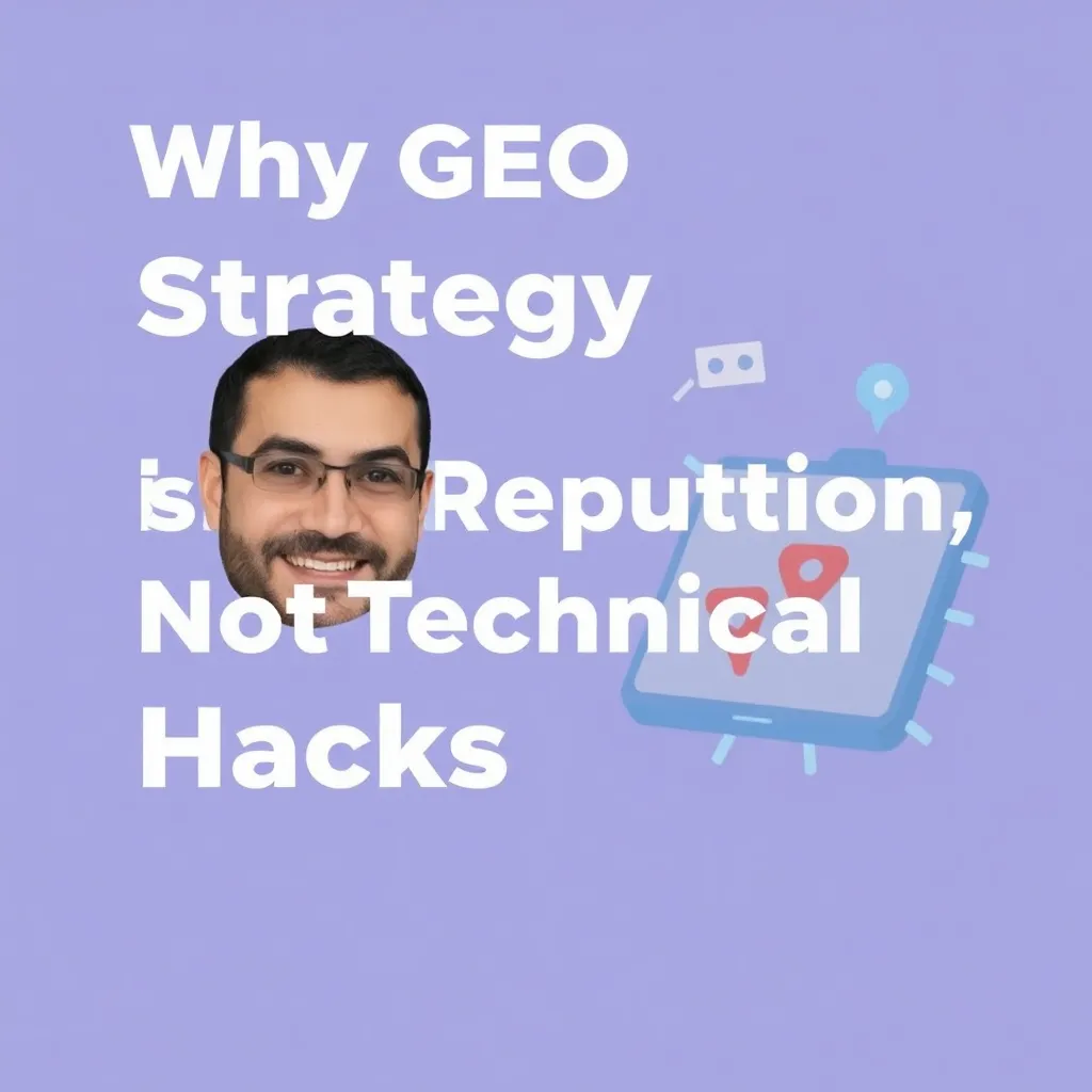 WHY GEO STRATEGY IS ABOUT BRAND REPUTATION, NOT TECHNICAL HACKS