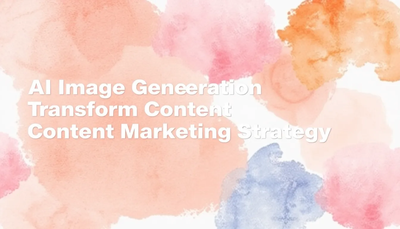 AI IMAGE GENERATION TOOLS TRANSFORM CONTENT MARKETING STRATEGY