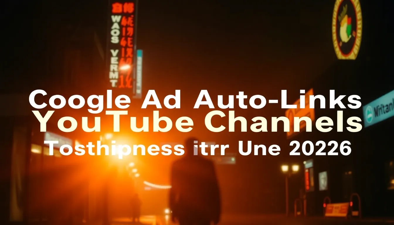 GOOGLE ADS AUTO-LINKS YOUTUBE CHANNELS STARTING JUNE 2026