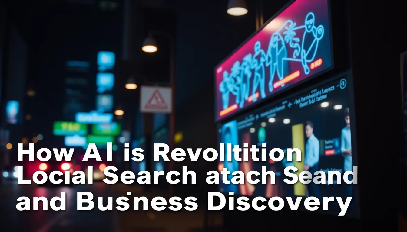 HOW AI IS REVOLUTIONIZING LOCAL SEARCH AND BUSINESS DISCOVERY