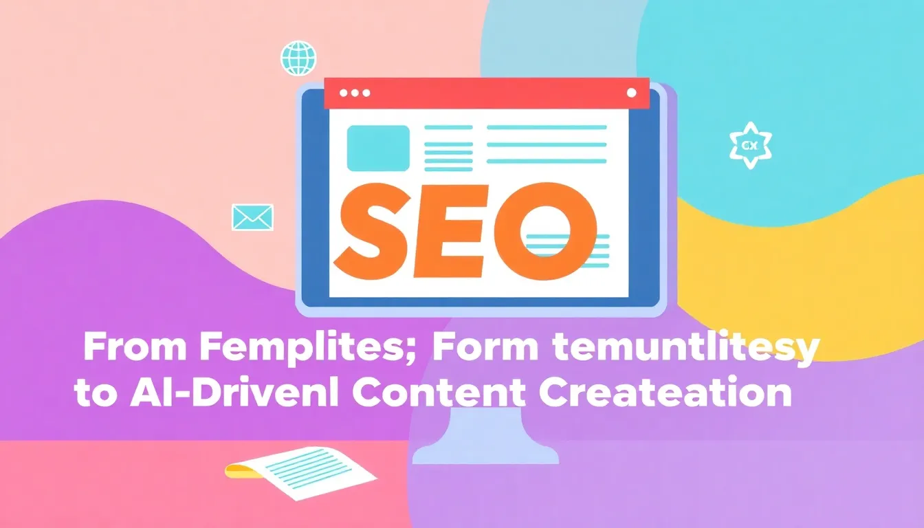 MODERN SEO STRATEGY: FROM TEMPLATES TO AI-DRIVEN CONTENT CREATION