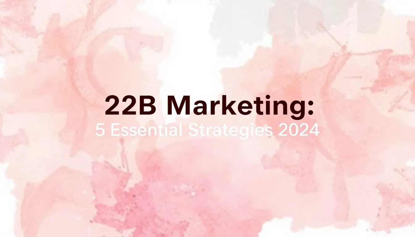 PERFORMANCE MAX B2B MARKETING: 5 ESSENTIAL STRATEGIES FOR 2024