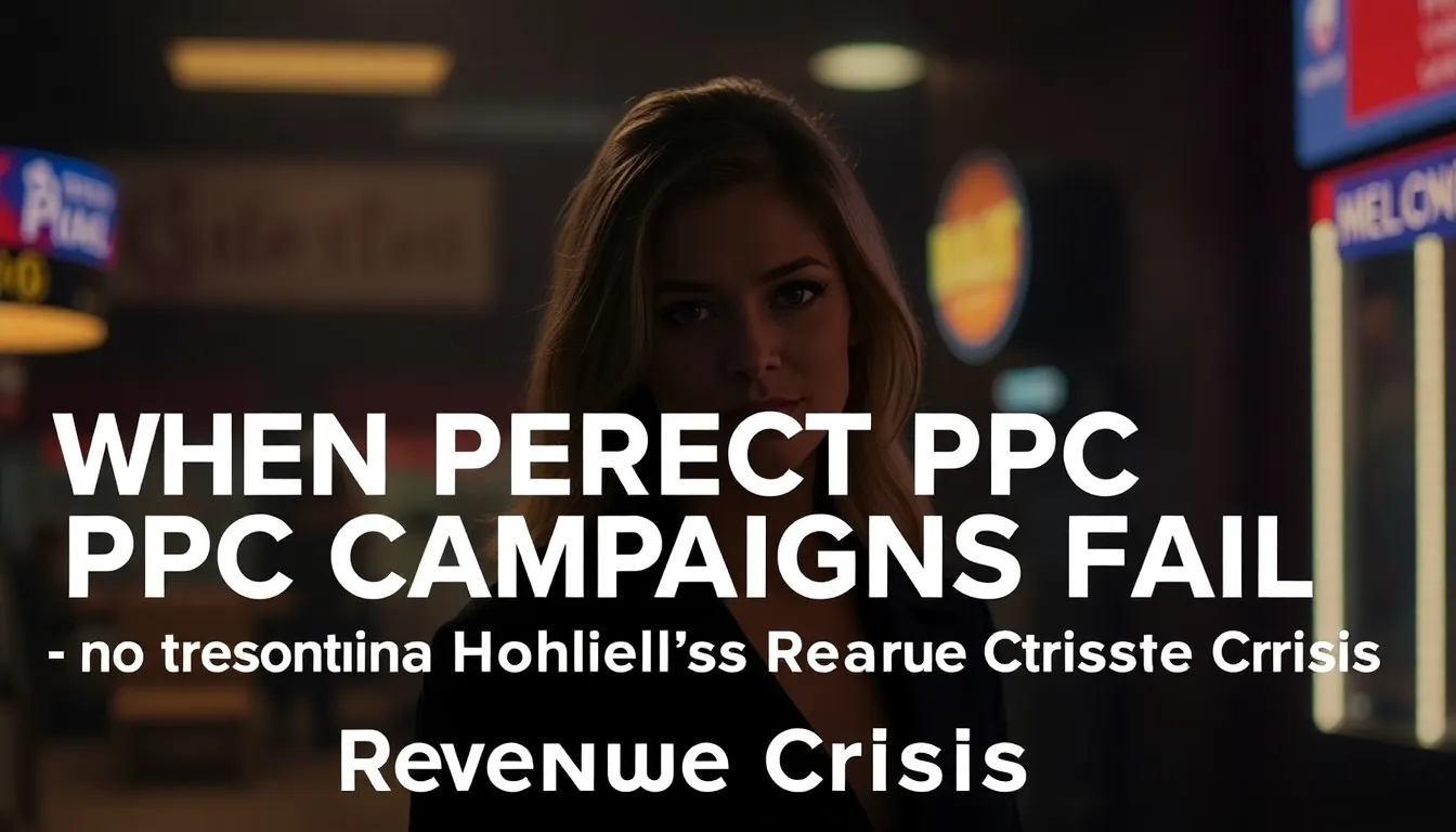 WHEN PERFECT PPC CAMPAIGNS FAIL: VERONIKA HÖLLER'S REVENUE CRISIS