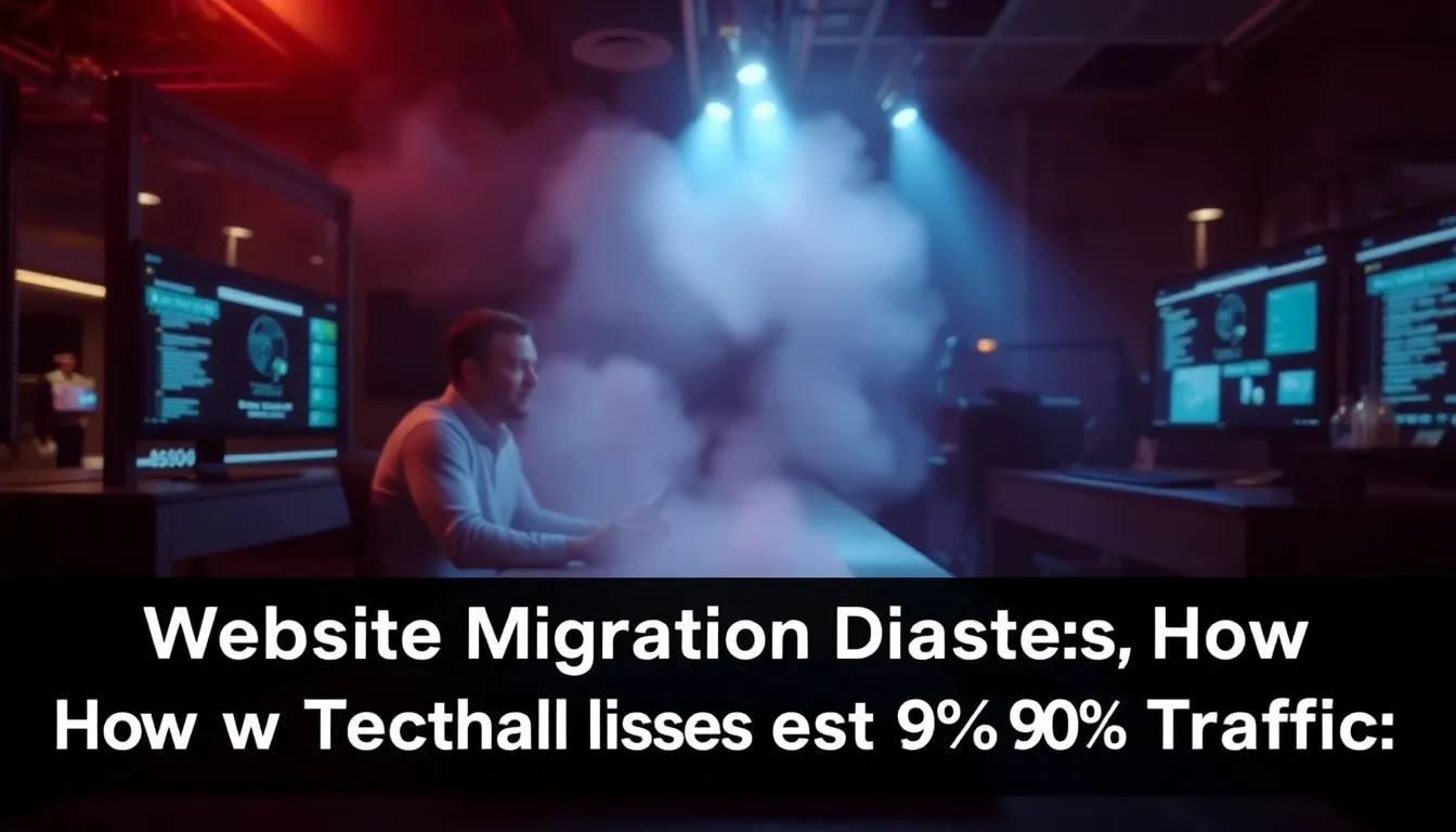 WEBSITE MIGRATION DISASTERS: HOW TECHNICAL ISSUES COST 90% TRAFFIC