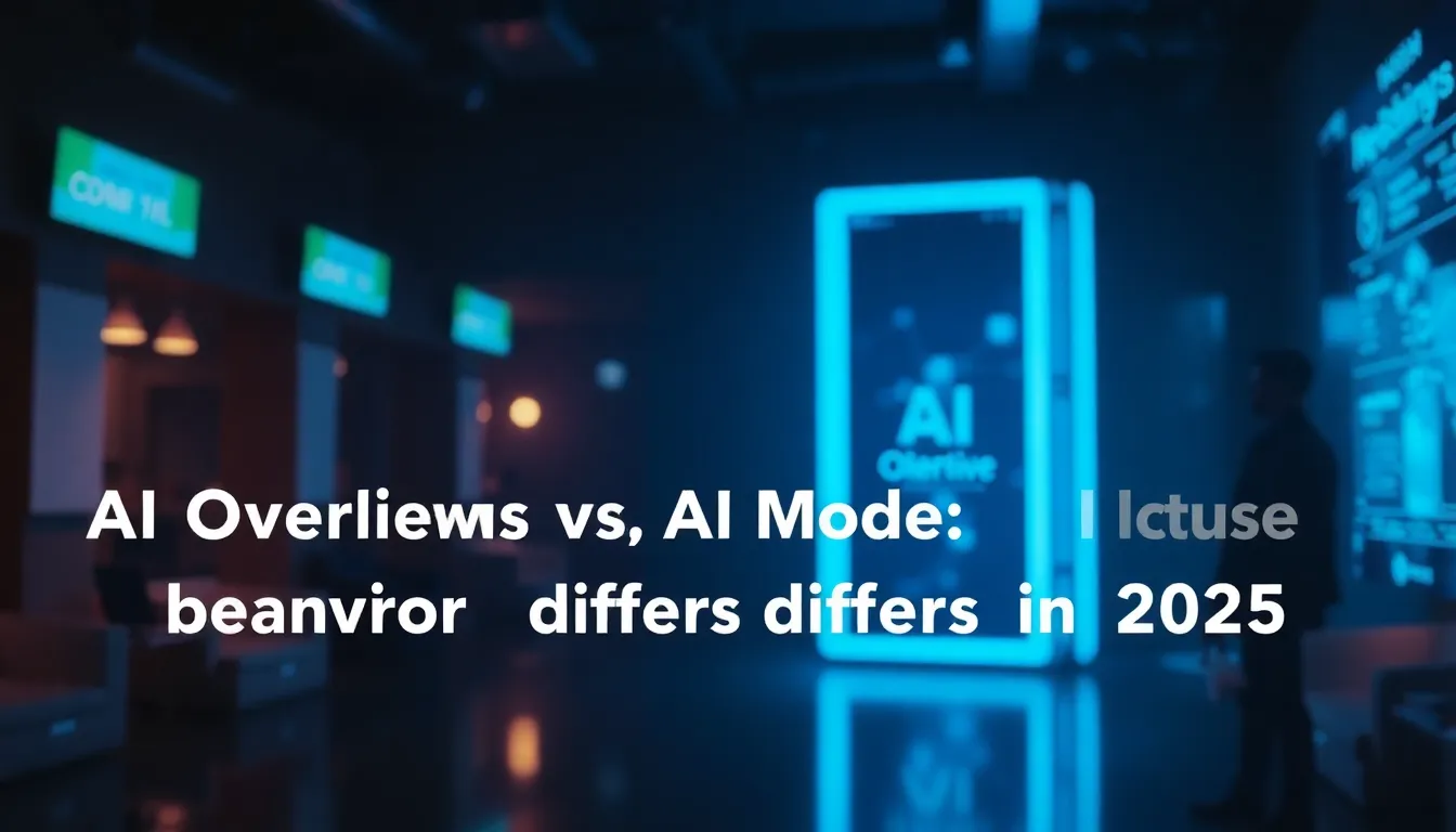 AI OVERVIEWS VS. AI MODE: HOW USER BEHAVIOR DIFFERS IN 2026