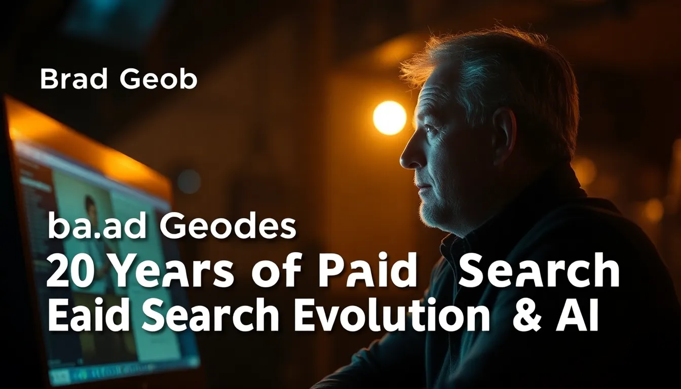 BRAD GEDDES: 20 YEARS OF PAID SEARCH EVOLUTION & AI