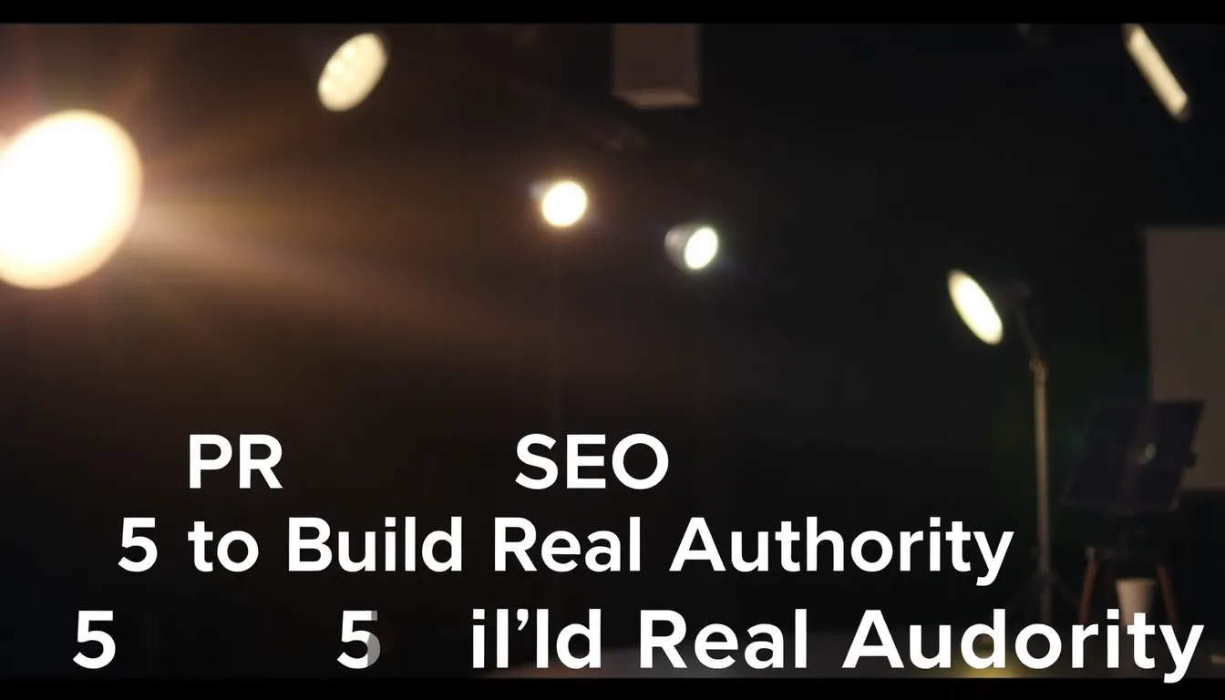 PR AND SEO TOGETHER: 5 STEPS TO BUILD REAL AUTHORITY