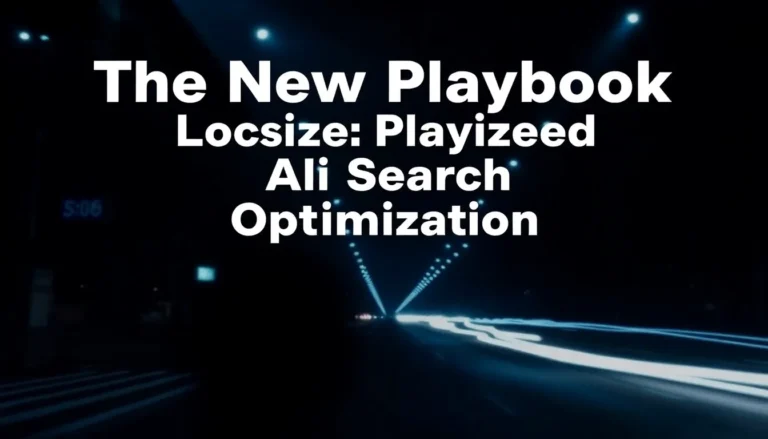 THE NEW PLAYBOOK FOR LOCALIZED AI SEARCH OPTIMIZATION
