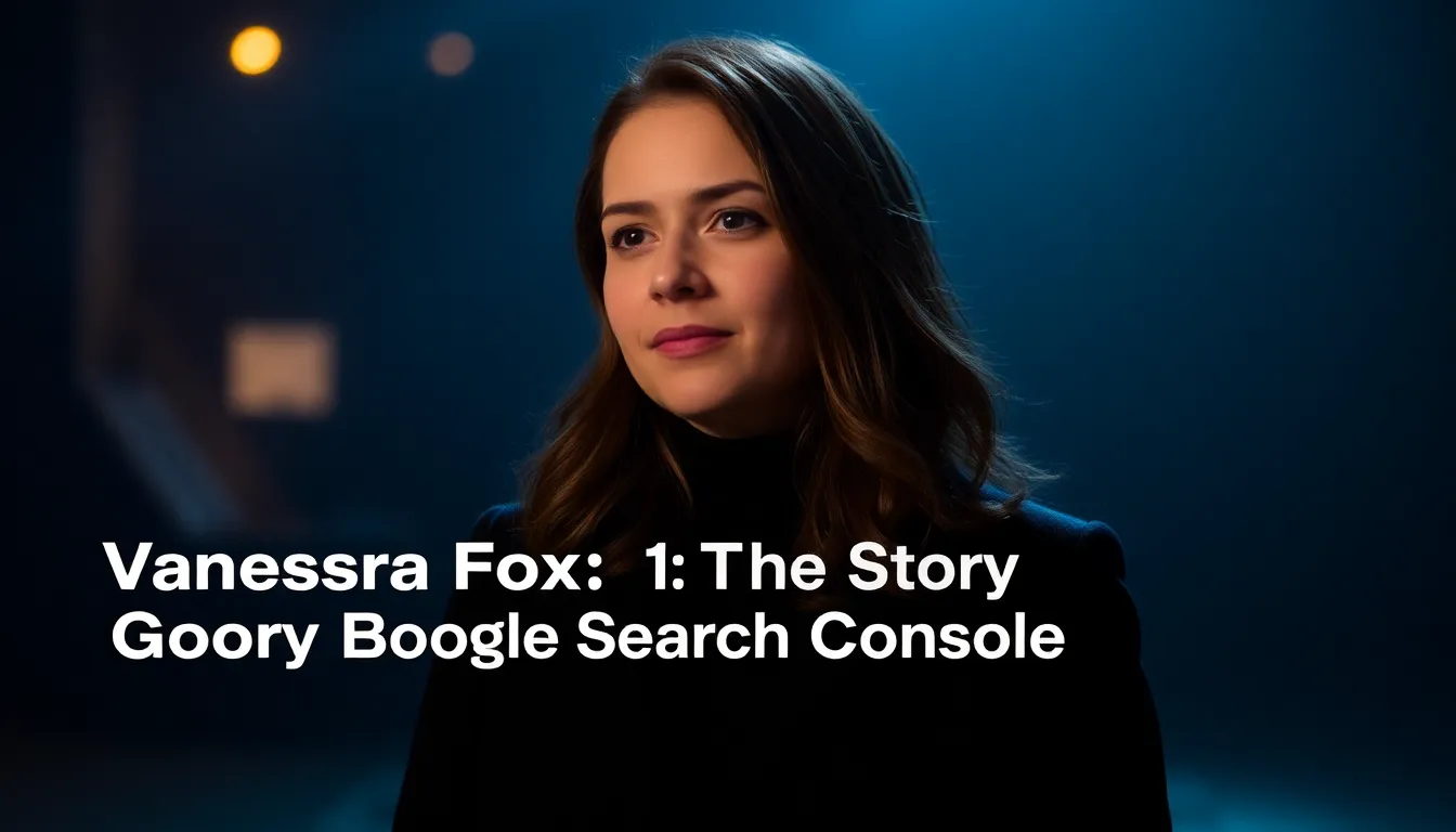 VANESSA FOX: THE STORY BEHIND GOOGLE SEARCH CONSOLE