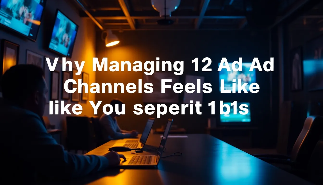 WHY MANAGING 12 AD CHANNELS FEELS LIKE 12 SEPARATE JOBS
